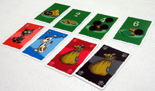 Kissasäkki Kissasäkissä on vielä mysteeri. Kuva: Chris Norwood / BGG