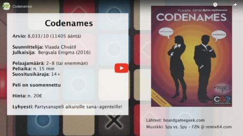 Codenames -esittelyvideo
