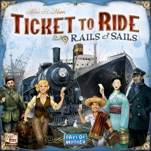 Ticket to Ride: Rails & Sailsin kansi