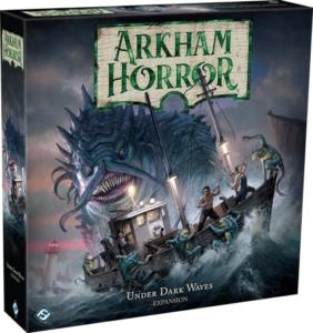 Arkham Horror: Under Dark Waves -lisäosan kansi