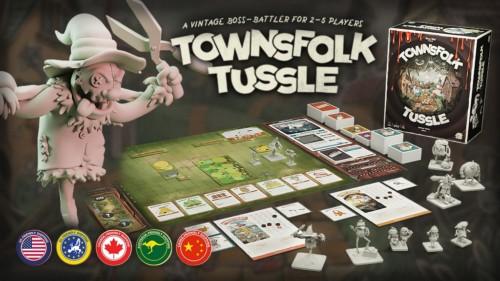 Townsfolk Tusslen mainosbanneri