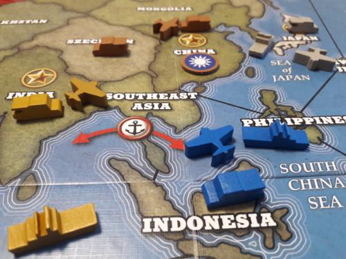 Total Warin yksiköitä laudalla Kaakkois-Aasiassa